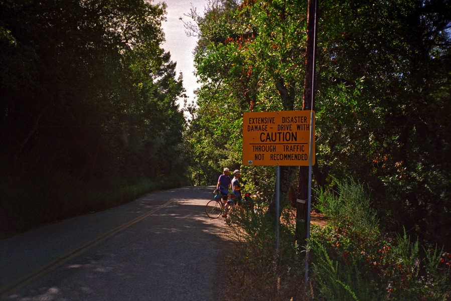 Starting down Highland Way.