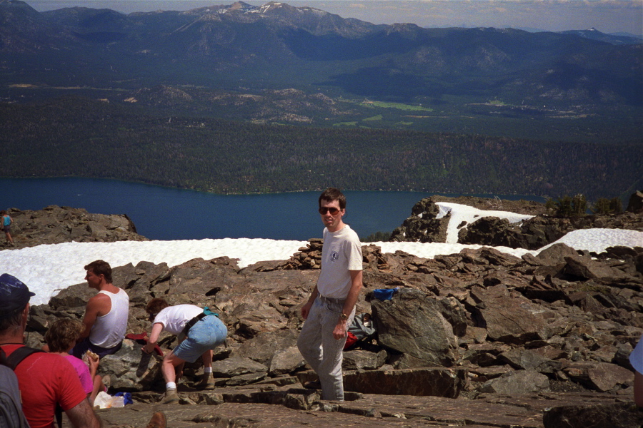 View of Fallen Leaf Lake from Mt. Tallac.