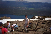 View of Fallen Leaf Lake from Mt. Tallac.