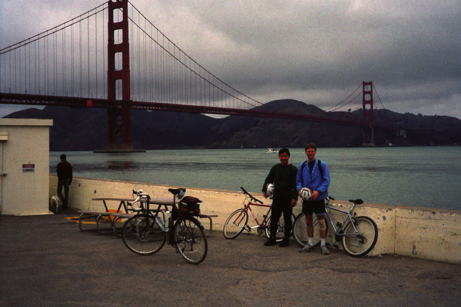 Nahoya and Howard on the Municipal Pier