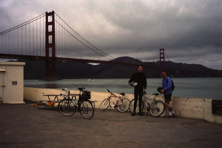 Bill and Howard on the Municipal Pier