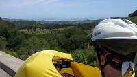 Heading east on Fairfax-Bolinas Rd. (1000ft)
