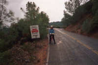 Stella at the turnaround point.