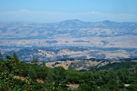 Mt. Hamilton from Mt. Umunhum Rd.