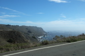 CA1 south of Stinson Beach, looking south toward Muir Beach.