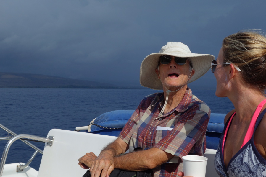 David and Laura enjoy their tour.