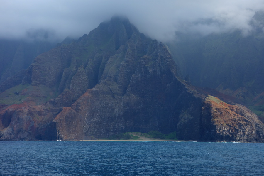 Honopu Beach and Kalepa Ridge