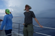 Bill enjoys the tour.