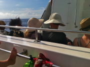 Kay and Bill sit one row forward.