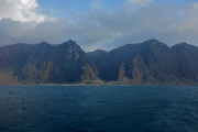 Miloli'i Valley (center) and Miloli'i Ridge (at right)