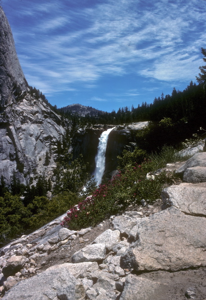 Nevada Fall from the John Muir Trail