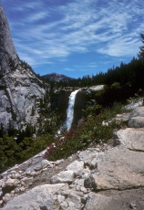 Nevada Fall from the John Muir Trail