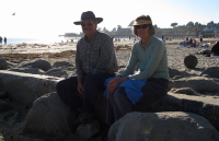 Ron and Alice at Capitola Beach.