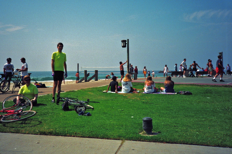 Chris and Bill at Laguna Beach.