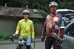 Alison Chaiken and Bill Dunn at the Island Picnic area