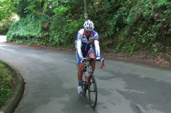 Alan Weatherall checks his instruments.