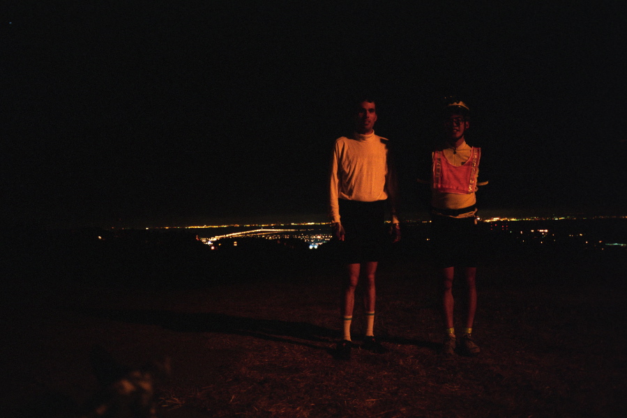 Bill and Paul on Crestview Drive.