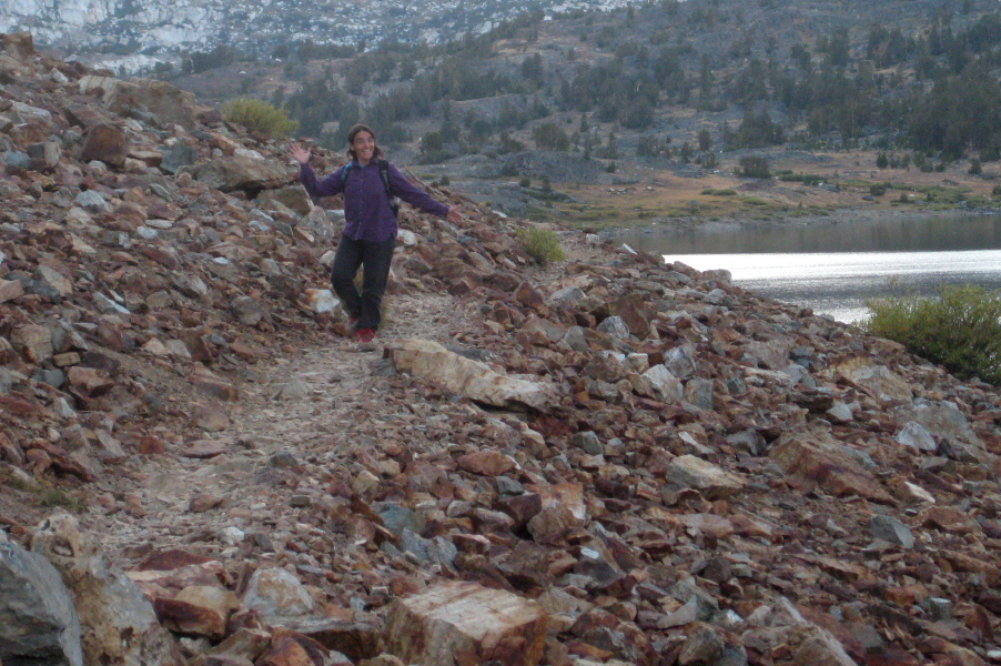 Stella finds a second wind and manages a jig on the final stretch.