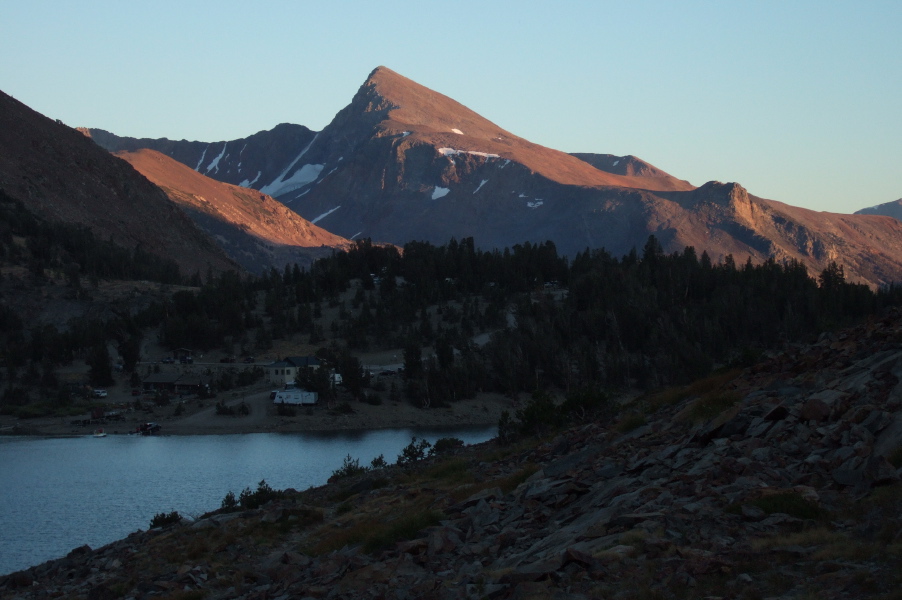 Sunset on Mt. Dana (13053ft).