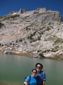 Stella and Frank at the lower Conness Lake