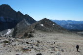 Frank and Stella climb up the remaining 400 feet to the summit of North Peak (12243ft).