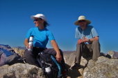 Stella and Bill at the summit.
