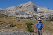 Frank in front of North Peak.