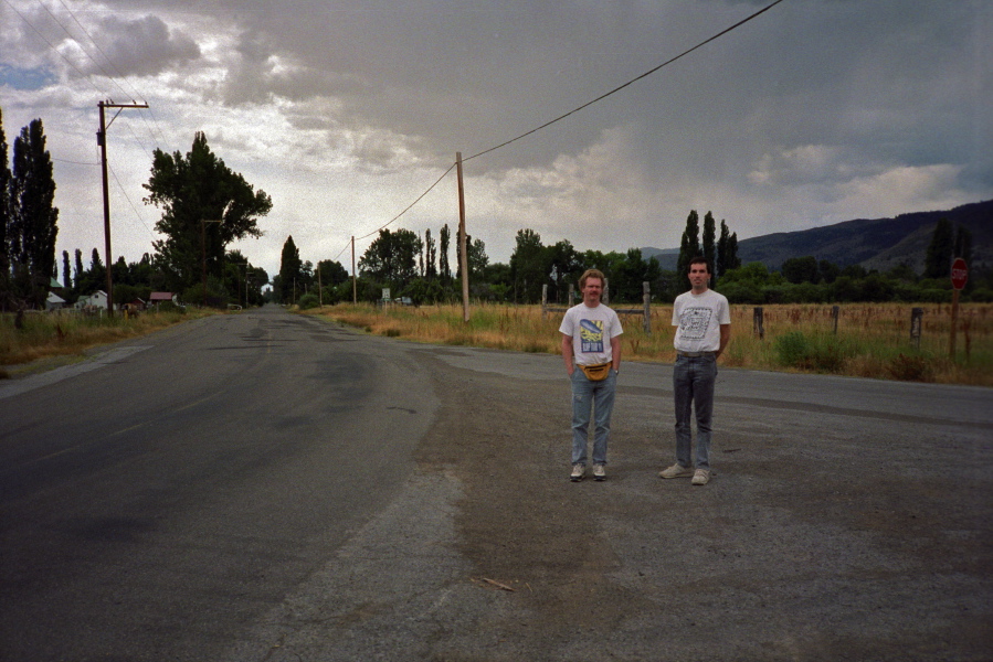 Dan and Bill in Fort Bidwell, CA.