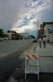 Dan and Bill on US-395 where it passes through Alturas.