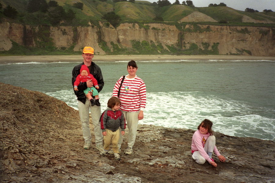 Dan (holding Danny), Matt, Lisa, and Jennifer.