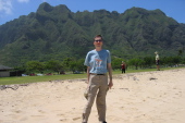 Bill at Kualoa State Park