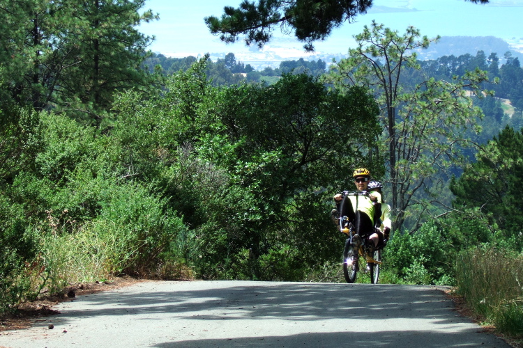 Zach and Michi climb the wall to Vollmer Peak.