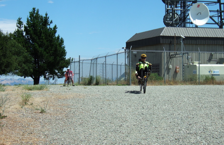 Ron, Zach, and Michi on Vollmer Peak.