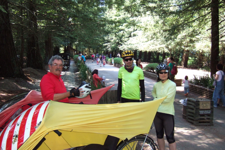 Ron, Zach, and Michi at the Tilden steam trains.