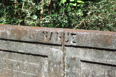 The old bridge over Nanue Stream