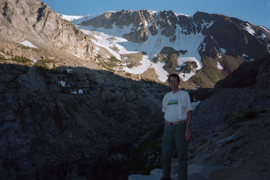 Bill at the top of Lee Vining Canyon