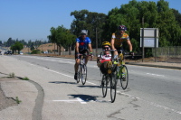 Zach and the small group on Mission Blvd., Union City
