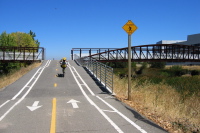 Zach on the San Tomas Aquino bike path, San Jose (3)