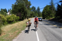 Zach and Randall on Portola Rd., Portola Valley (1)