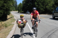 Zach and Randall on Portola Rd., Portola Valley (2)