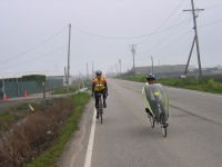 Riding west on Beach Rd., Watsonville (3)