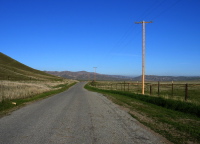 Exiting Griswold Canyon; view of lower Panoche Valley