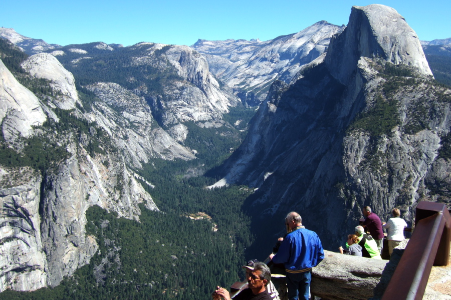 View of Tenaya Canyon from Glacier Point