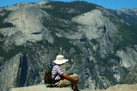 David enjoys the view from Panorama Point.