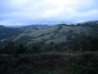 View of Mindego Ridge from Alpine Rd. (ISO200)