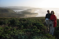 David and Kay on the bluff.