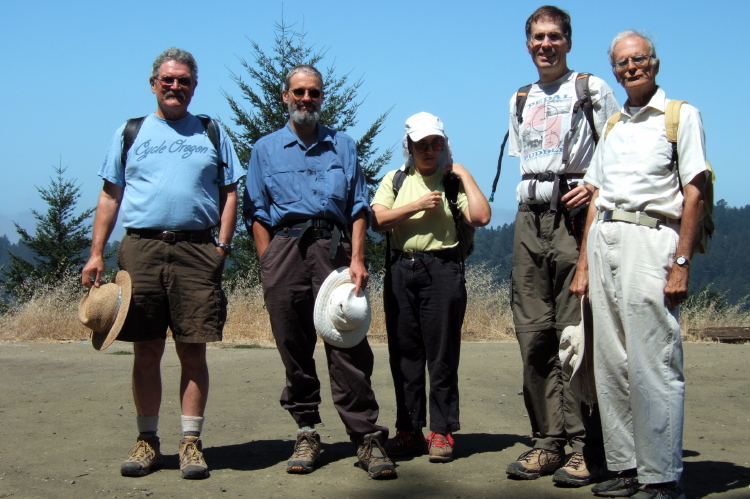 Getting ready to start the hike.
