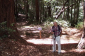 David takes a break at the top of the Summit Trail.