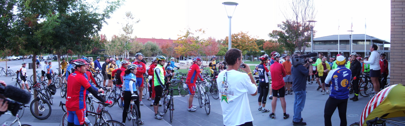 Assembly at Cupertino City Hall.