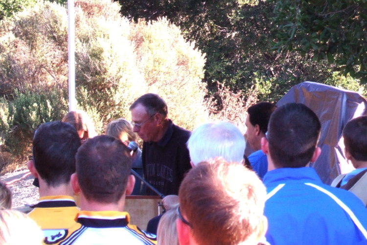 Matt Peterson's father speaks.